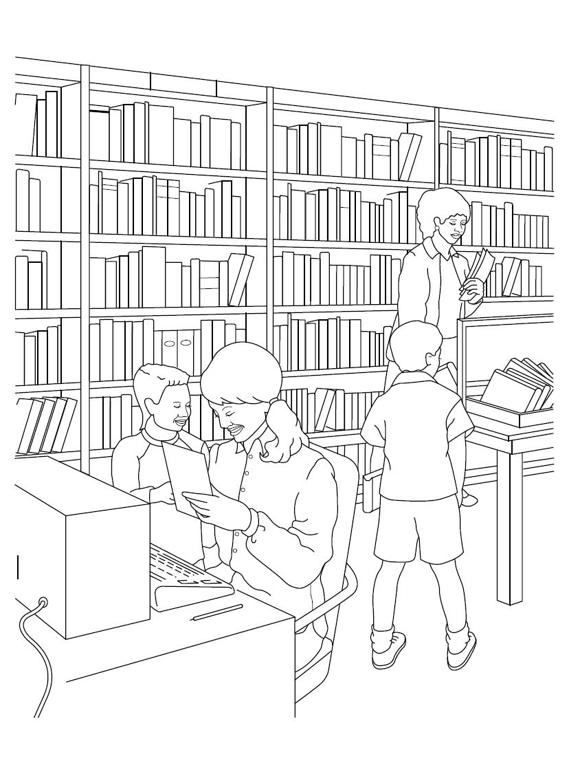Biblioteka kolorowanki